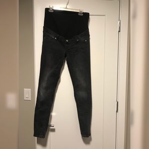 Maternity grey jeans